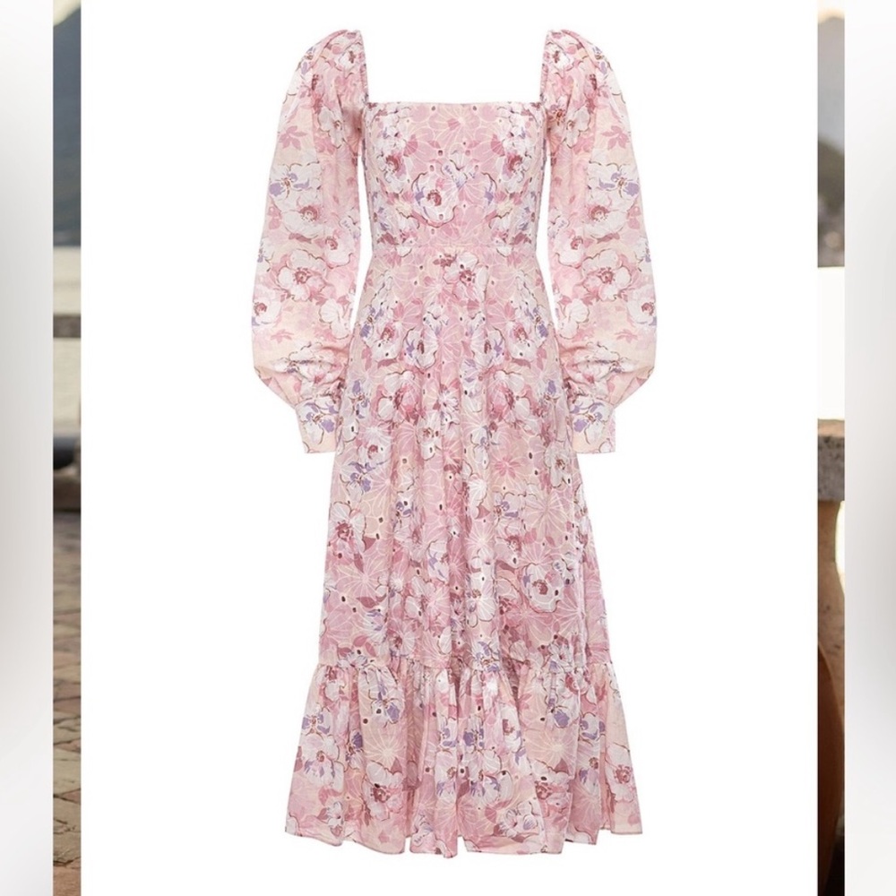 Alamour Sanela Floral Pink Dress